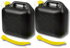 10 Litre Jerry Can for Petrol Diesel Fuel with Spout, Emergency Backup Fuel Storage for Cars, Motorcycles & Vans