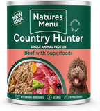 Natures Menu Country Hunter Dog Food Can Beef with Superfoods (6 x 600g)