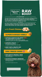 Natures Menu Raw boost Dry Food for Dogs with Fresh Chicken - 3kg