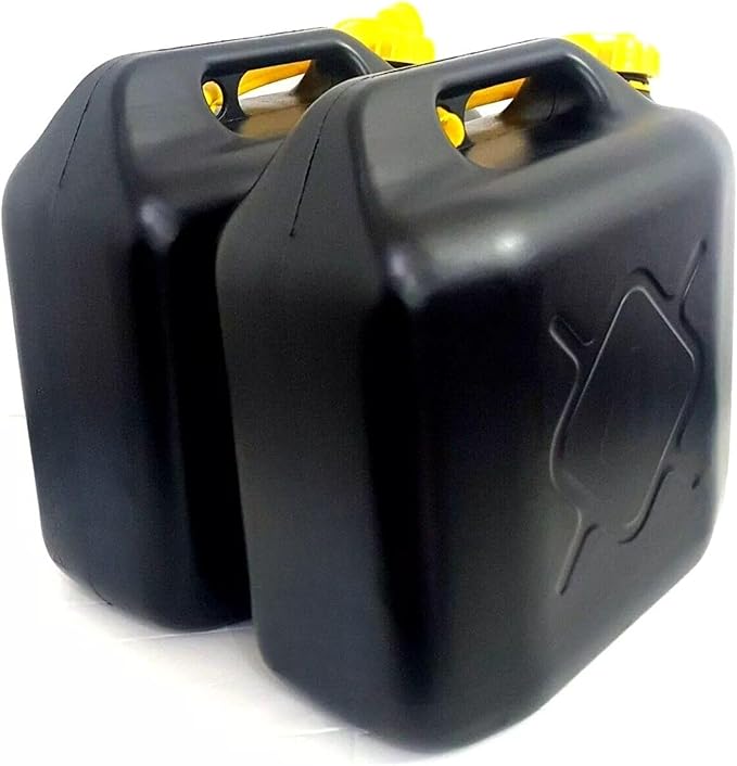 20 Litre Jerry Can for Liquid with Spout, Emergency Backup Storage for Cars, Motorcycles, Vans