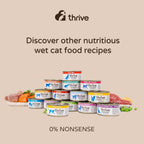 Thrive Cat 100% COMPLETE - CHICKEN BREAST & TURKEY (Pack of 12)