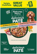 Natures Menu - Wet Dog Food - Multipack Pouches for Adult Dogs - Mixed Variety - 8 x 300g