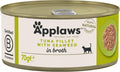 Applaws Cat Can Tuna Fillet & Seaweed in Broth 70g x 24