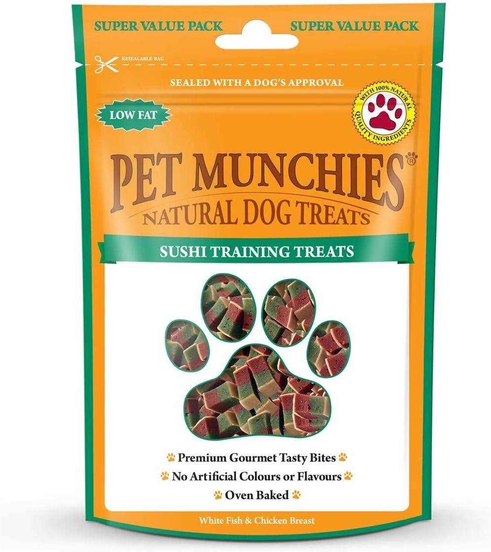 Pet Munchies Dog Training Treats Sushi 150g x 8