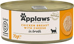 Applaws Cat Can Chicken & Cheese in Broth 70g x 24