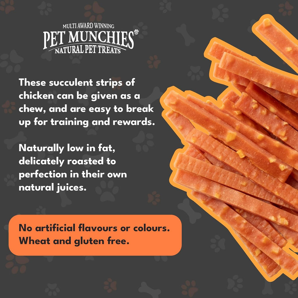 Pet Munchies Dog Treats Chicken & Cheese 100g x 8