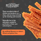 Pet Munchies Dog Treats Chicken & Cheese 100g x 8