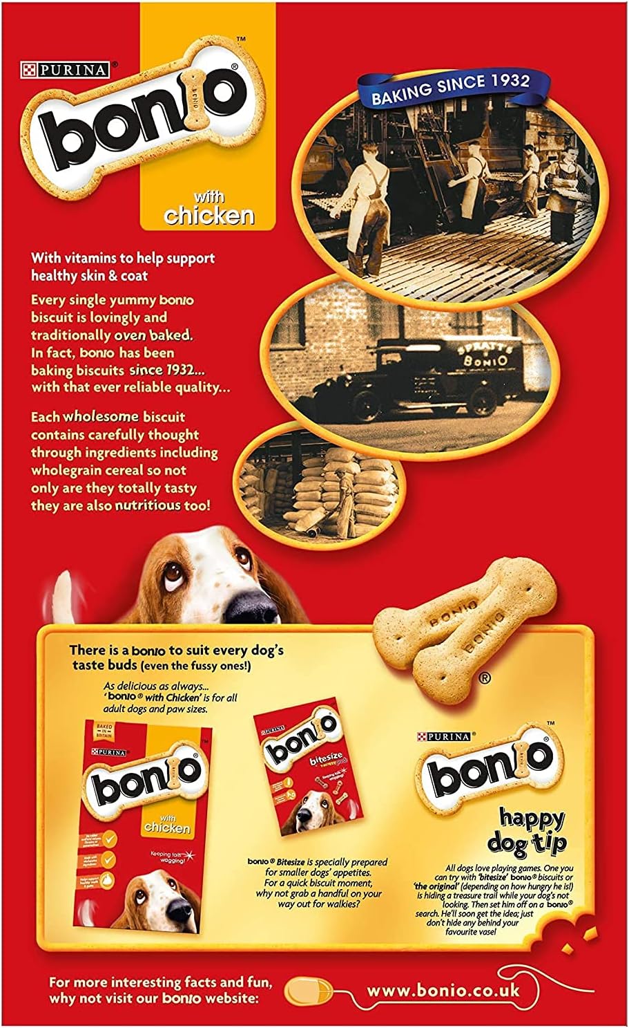 Bonio Chews Deli Dog Treats Chicken Dry Food Bulk Buy 4 x 1.2kg