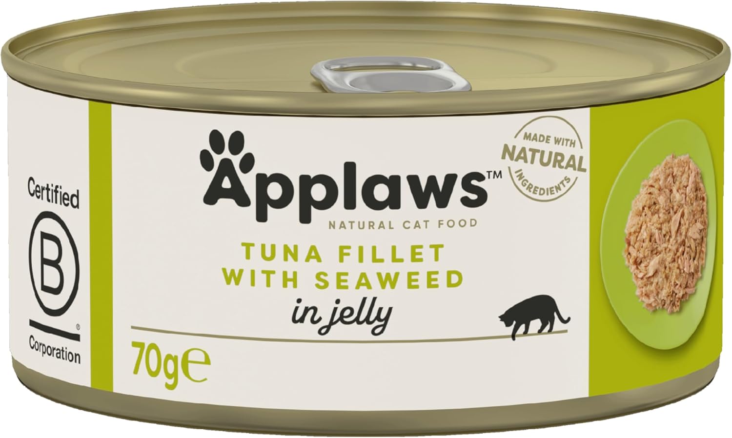 Applaws Cat Can Tuna & Seaweed in Jelly 70g x 24