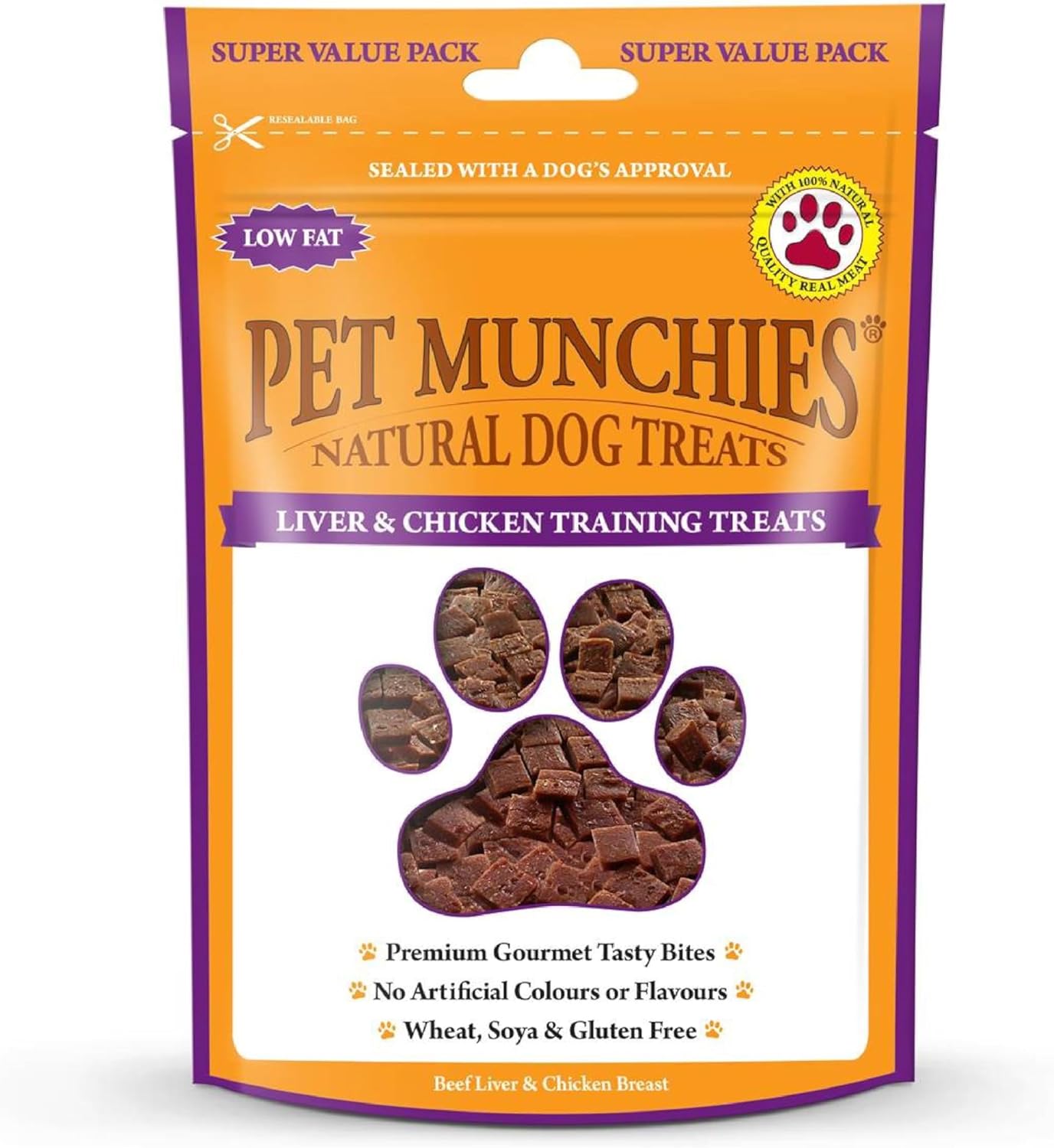 Pet Munchies Dog Training Treats Liver & Chicken 150g x 8