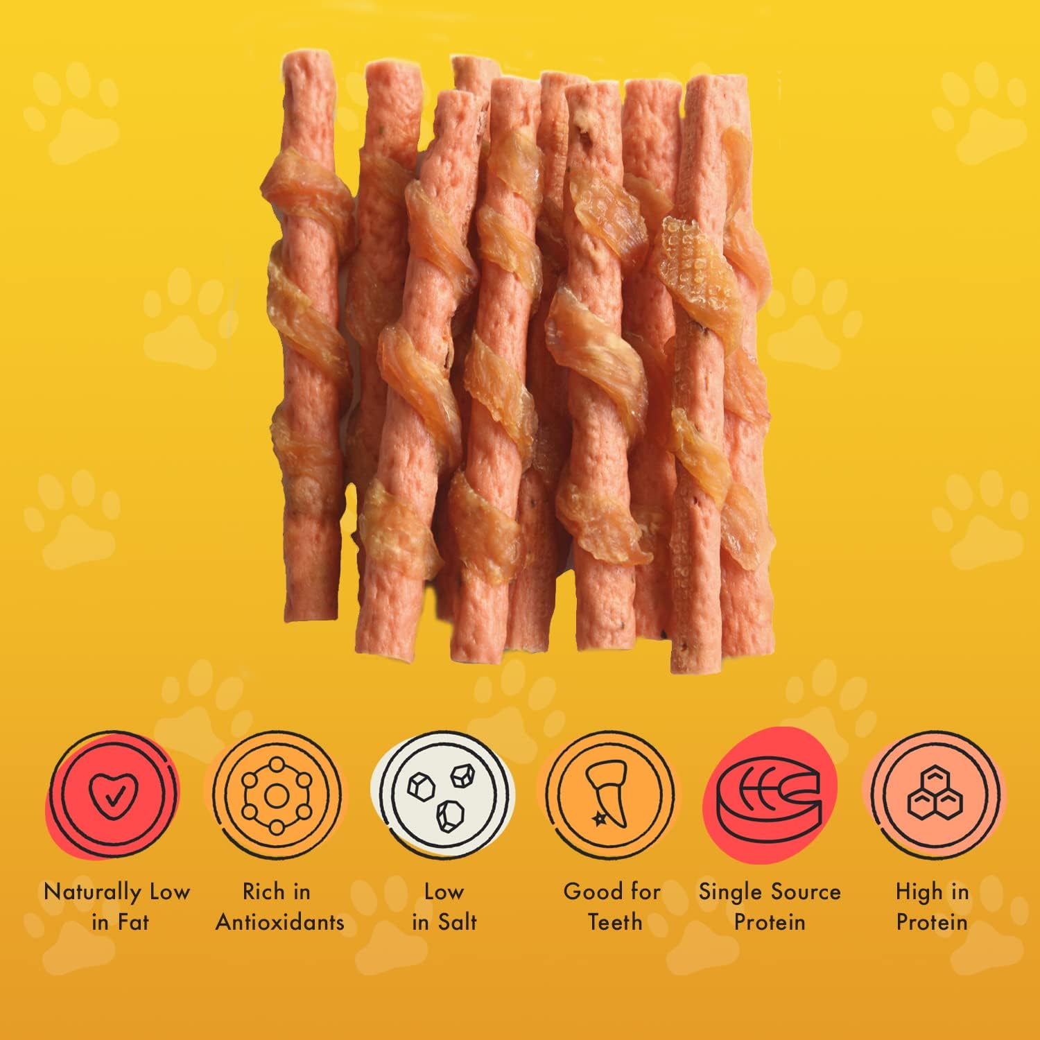 Pet Munchies Dog Treats Chicken with Carrot Sticks 80g x 8