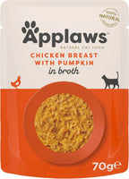 Applaws Cat Pouch Chicken & Pumpkin 70g x 12