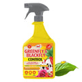 Doff Greenfly & Blackfly Control – 1L Pest Spray for Garden and Greenhouse – Aphid, Whitefly & Spider Mite Repellent – Protects Edible & Ornamental Plants with Added Plant Feed – Bee-Friendly Formula