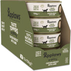 Applaws 100% Natural Wet Dog Food Tins, Grain Free Chicken and Lamb in Gravy, 156g (Pack of 12)