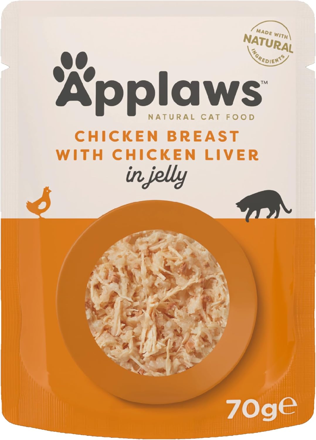 Applaws Cat Pouch Chicken & Liver in Jelly 70g x 16
