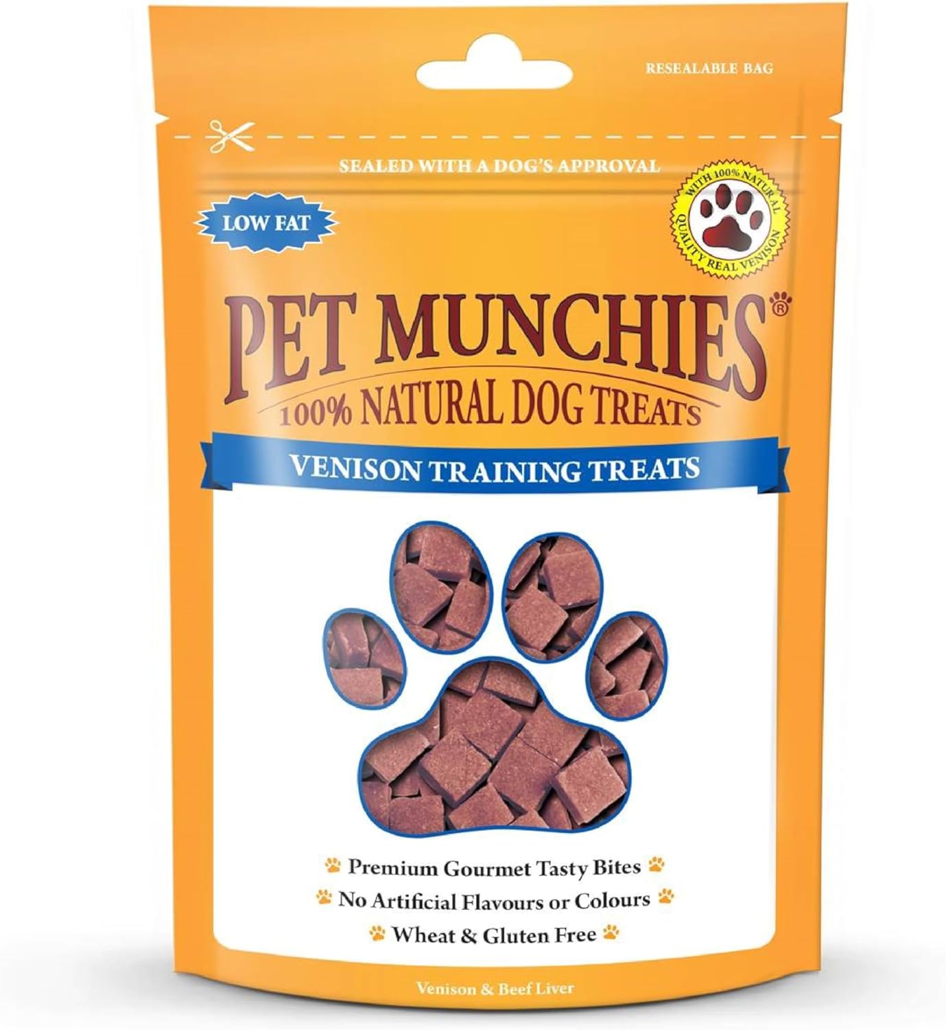 Pet Munchies Dog Training Treats Venison 50g x 8