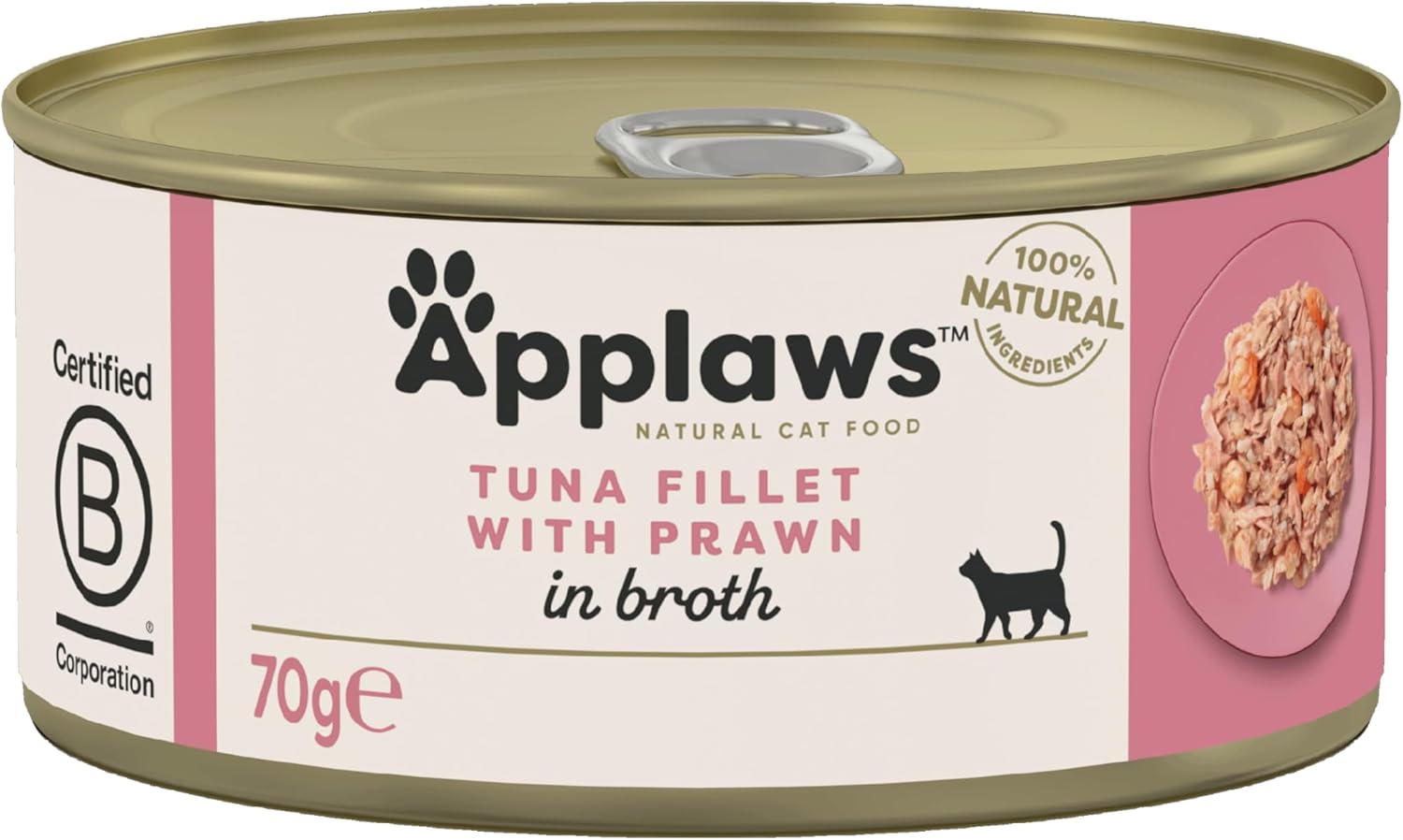Applaws Cat Can Tuna & Prawn in Broth 70g x 24