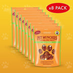 Pet Munchies Dog Treats Duck Twists 80g x 8