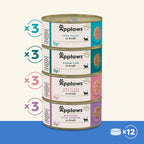 Applaws Cat Can Fish Selection in Broth 70g 12pk x1