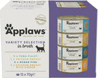 Applaws Cat Can Mixed Selection in Broth 70g 12pk x1