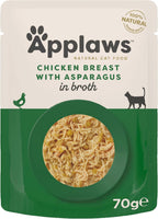 Applaws Cat Pouch Chicken & Asparagus 70g x 12