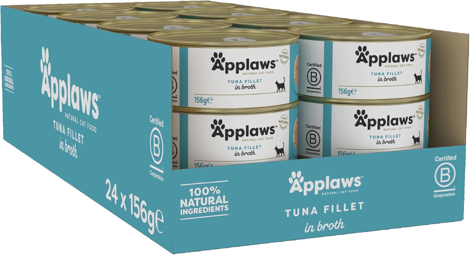 Applaws Cat Can Tuna Fillet 156g x 24