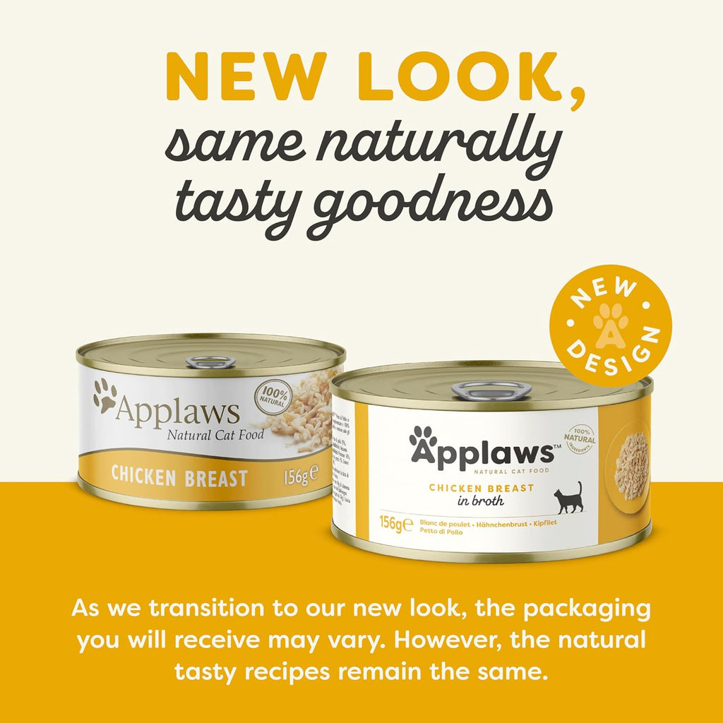 Applaws Cat Can Chicken Breast Flake in Broth 156g x 24
