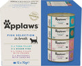Applaws Cat Can Fish Selection in Broth 70g 12pk x1
