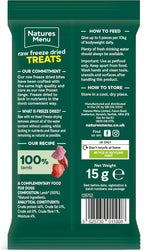 Natures Menu Raw Freeze Dried Treats - Lamb - 20 x 15g