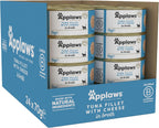 Applaws 100% Natural Wet Cat Food Tuna with Cheese Tin, 70g (Pack of 24)