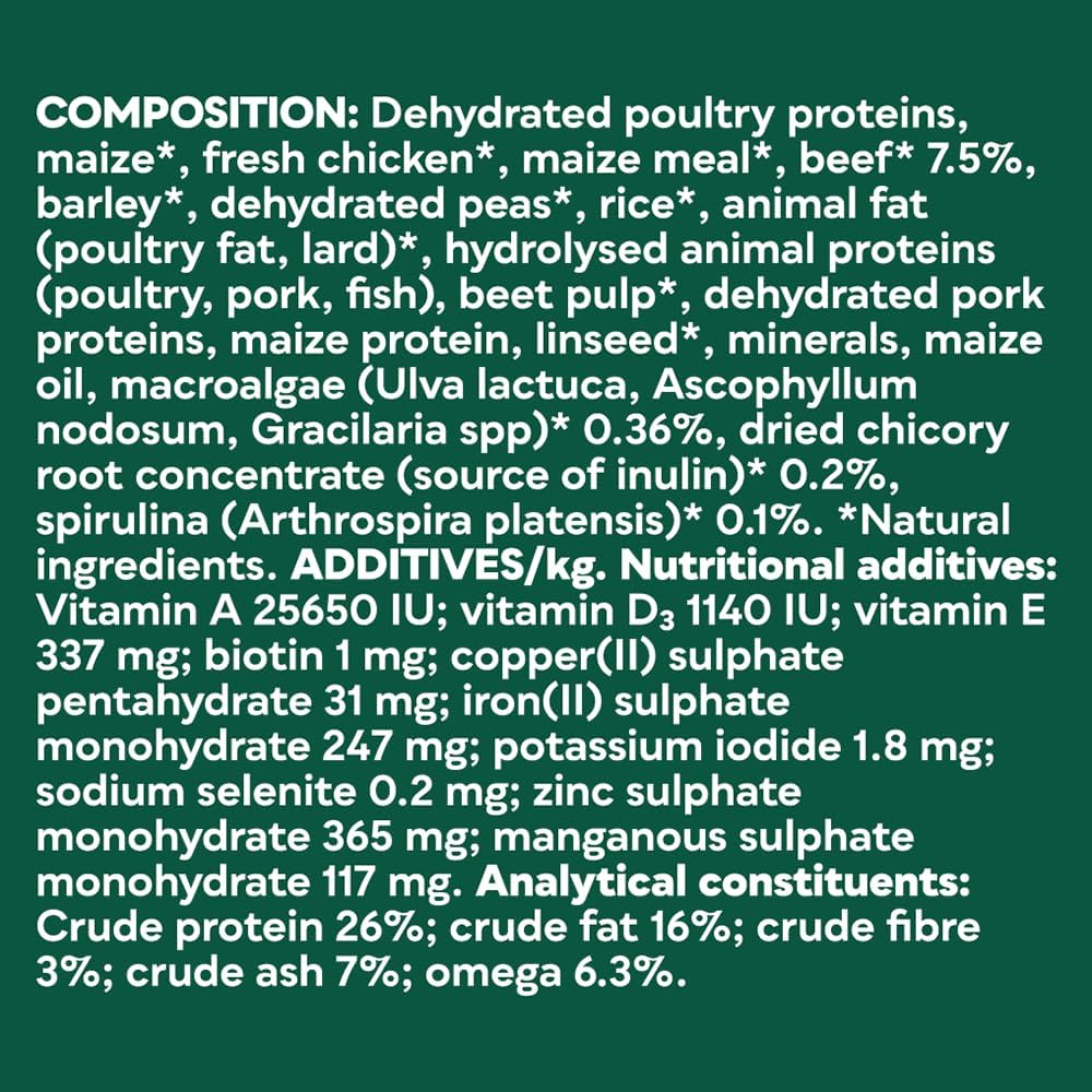 Natures Menu Raw boost Dry Food for Dogs with Beef - 1,5kg