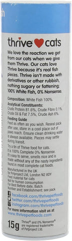 Thrive Cat Treats 100% White Fish Tubes 15g x 1
