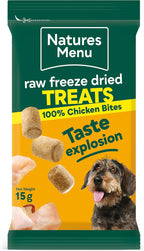 Natures Menu Raw Freeze Dried Treats - Chicken - 20 x 15g