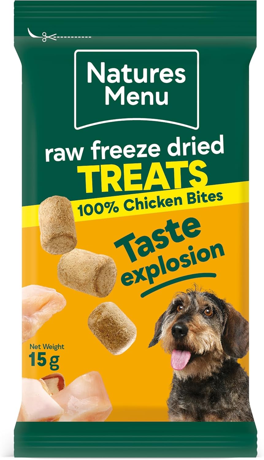 Natures Menu Raw Freeze Dried Treats - Chicken - 20 x 15g