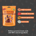Pet Munchies Dog Treats Chicken & Cheese 100g x 8