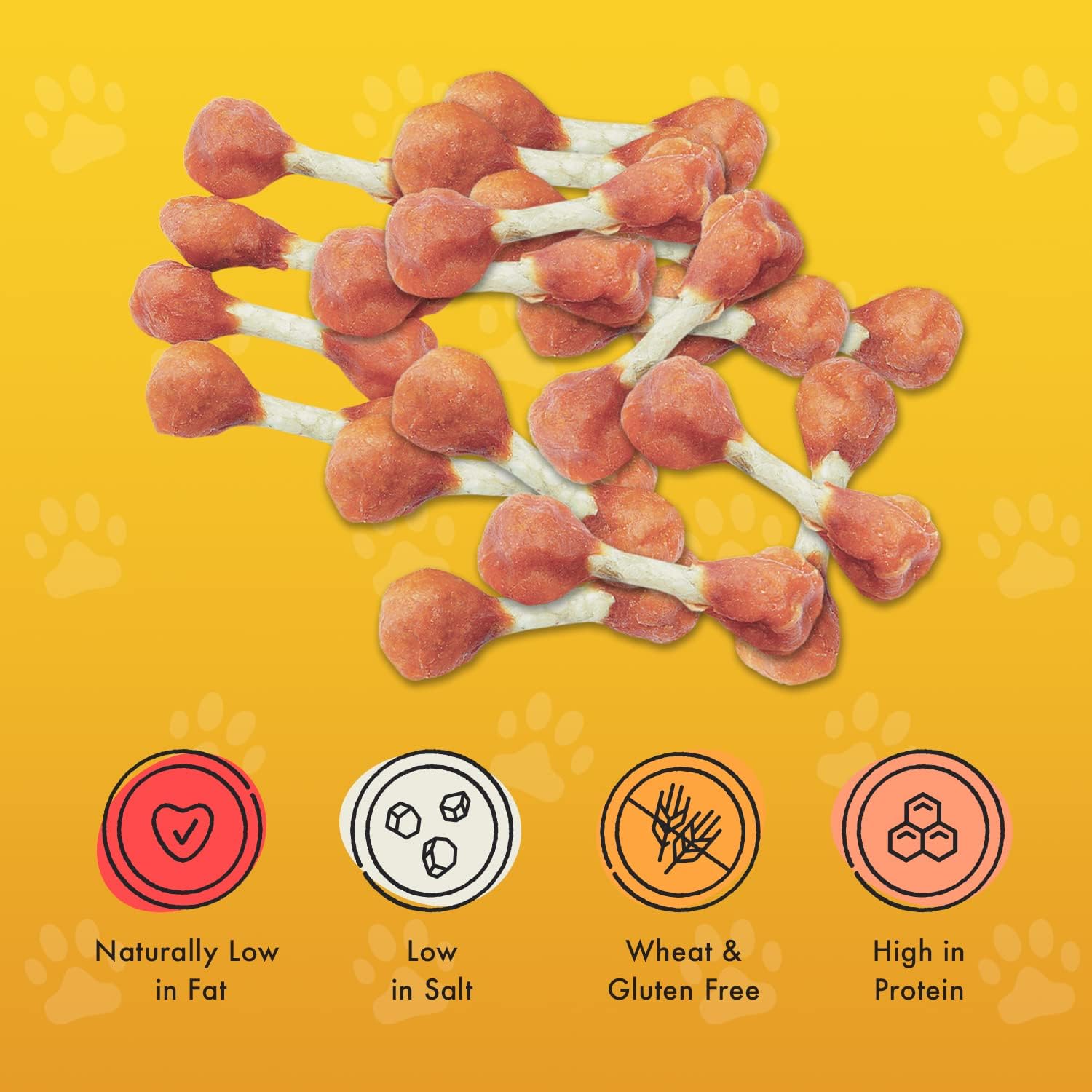 Pet Munchies Dog Treats Chicken Dumbbells 80g x 8