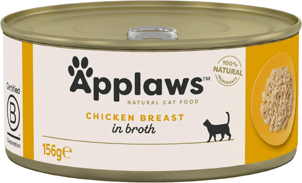 Applaws Cat Can Chicken & Cheese in Broth 156g x 24