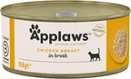 Applaws Cat Can Chicken & Cheese in Broth 156g x 24