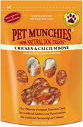 Pet Munchies Dog Treats Chicken & Calcium Bones 100g x 8