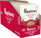 Applaws Cat Pouch Chicken & Beef in Jelly 70g x 16