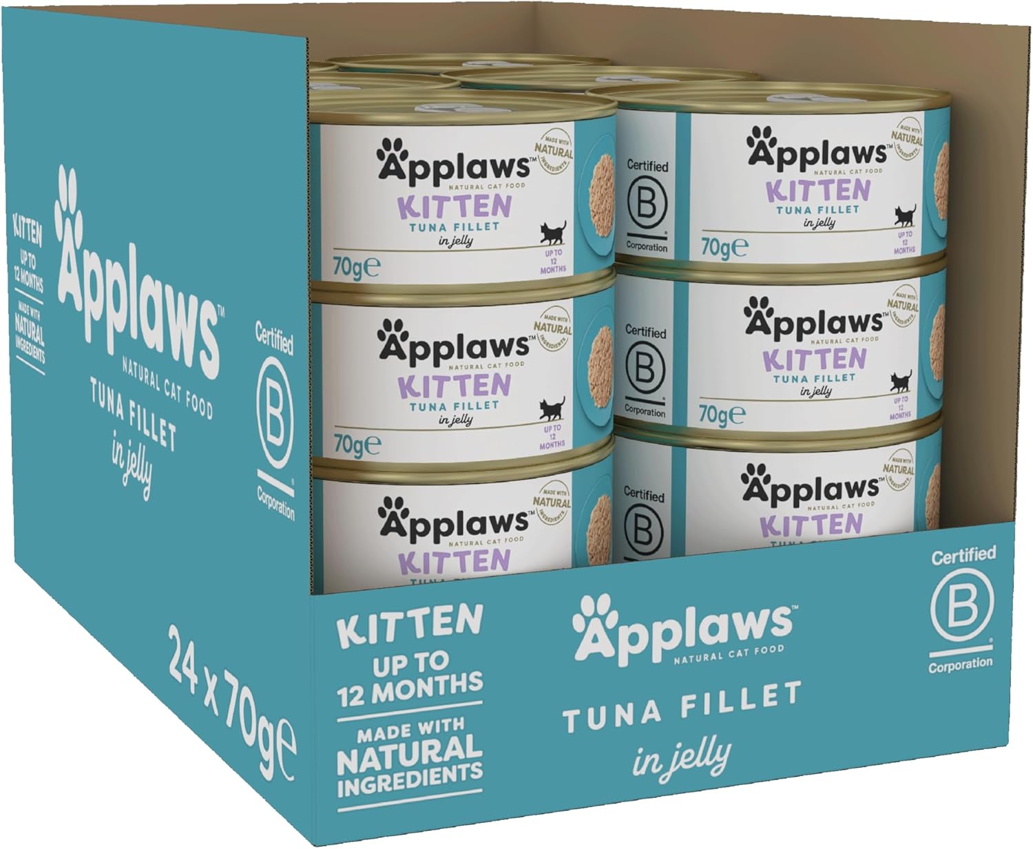 Applaws Kitten Can Tuna 70g x 24
