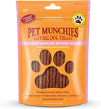 Pet Munchies Dog Treats Chicken & Sweet Potato Sticks 90g x 8