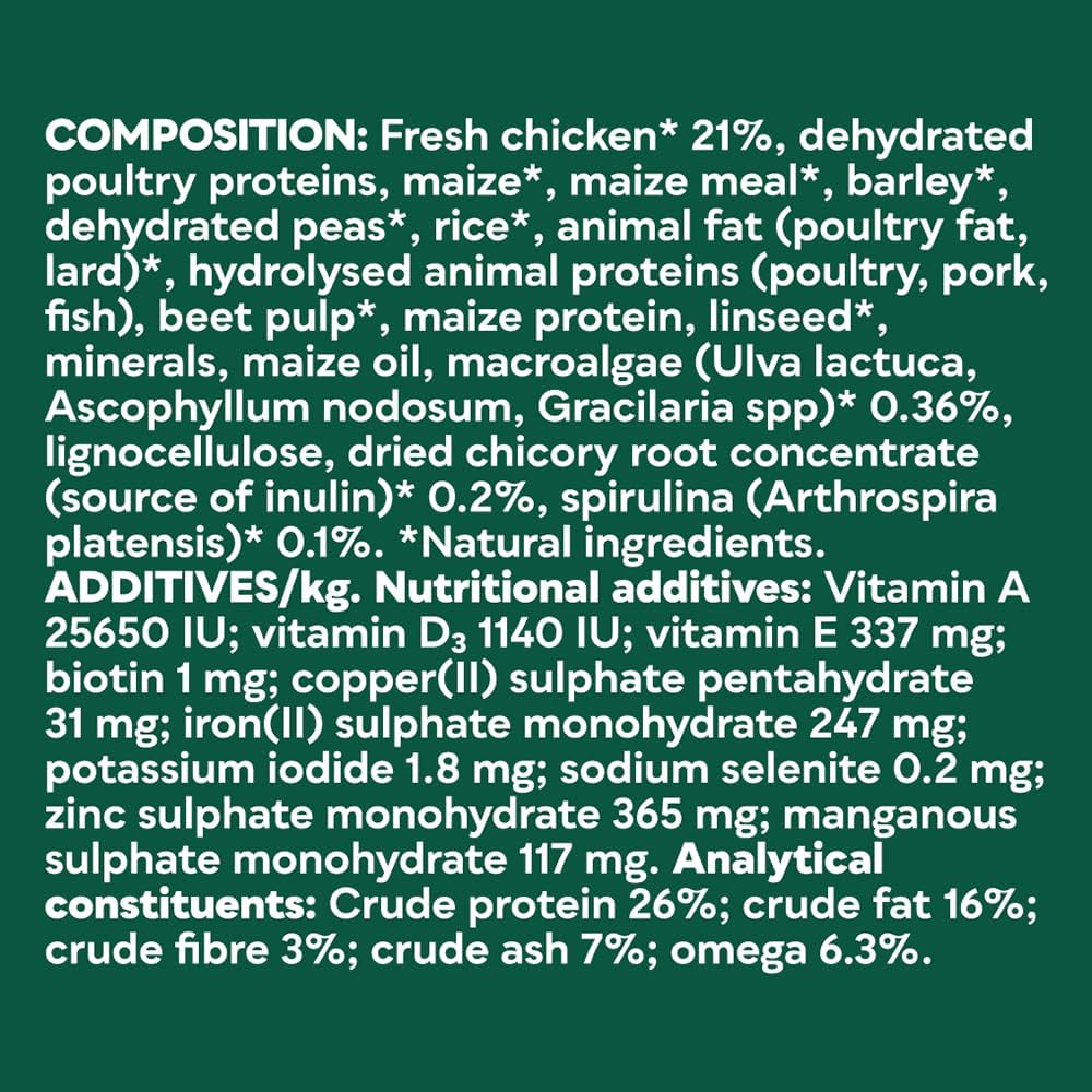 Natures Menu Raw boost Dry Food for Dogs with Fresh Chicken - 3kg