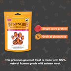 Pet Munchies Dog Training Treats Wild Salmon 50g x 8