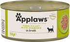 Applaws Cat Can Tuna Fillet & Seaweed in Broth 156g x 24