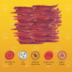 Pet Munchies Dog Treats Duck Breast Fillets 80g x 8