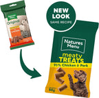 Natures Menu Meaty Treats for Adult Dogs with Chicken - 12 x 50g