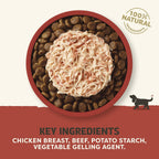 Applaws 100% Natural Wet Dog Food, Grain Free Chicken with Beef in Gravy Tin, 156g (Pack of 12)