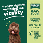 Natures Menu Raw boost Dry Food for Dogs with Fresh Chicken - 3kg