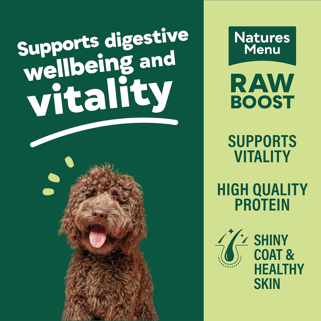 Natures Menu Raw boost Dry Food for Dogs with Beef - 1,5kg
